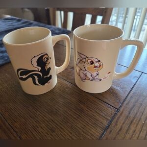 "Flower" & "Thumper" Mugs Made  By Marco Polo Disney